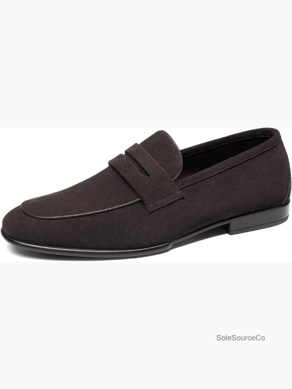 Men's Classic Penny Loafers Suede Dress Shoes Lightweight Slip-on